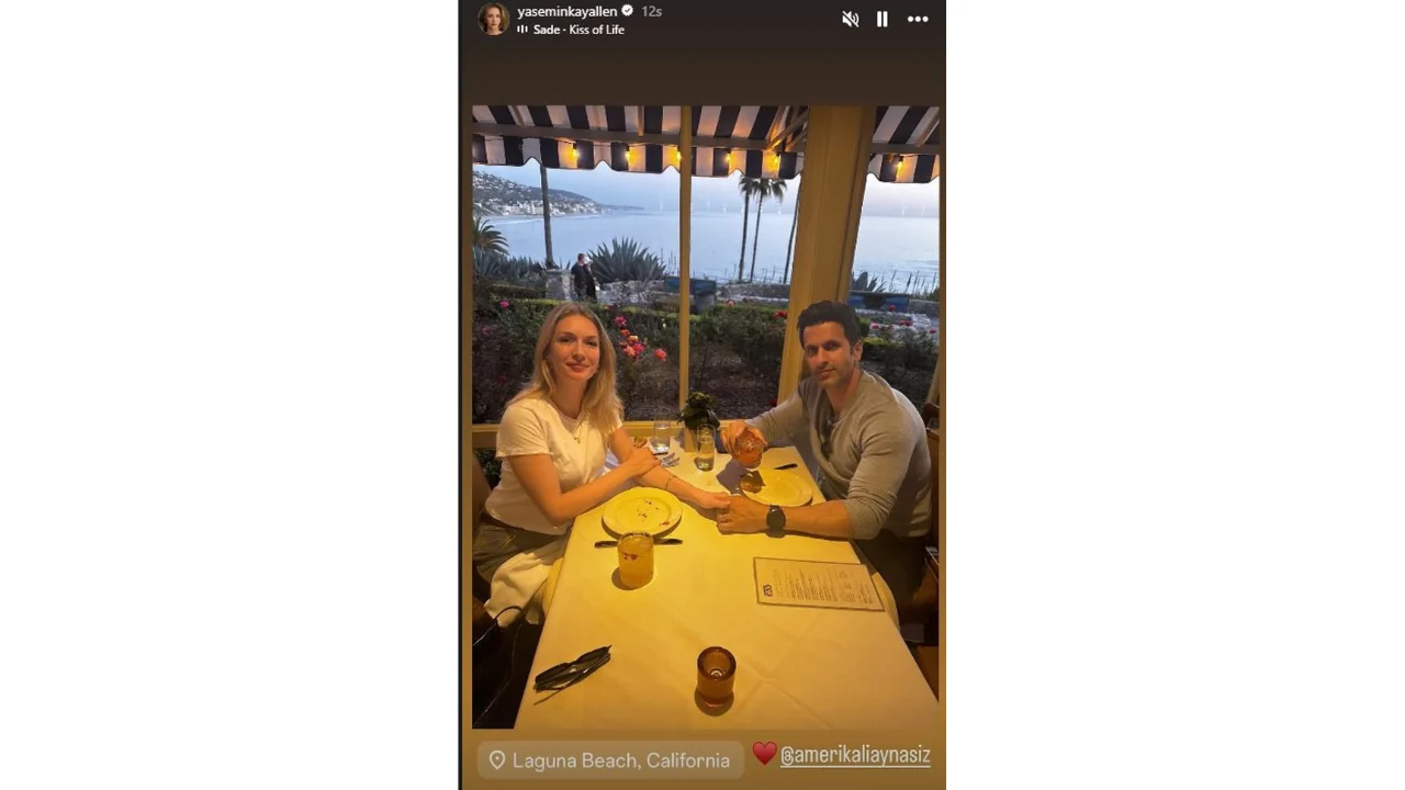 Yasemin Kay Allen’den Erdal Kaya ile Nikah Sonrası İlk Romantik Poz